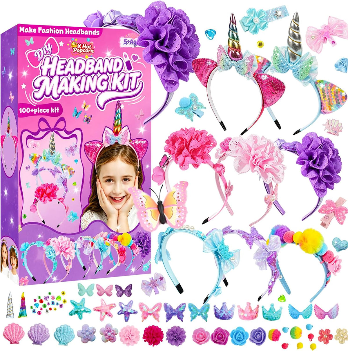 DIY Headband Making Kit, Make Your Own Fashion Headbands