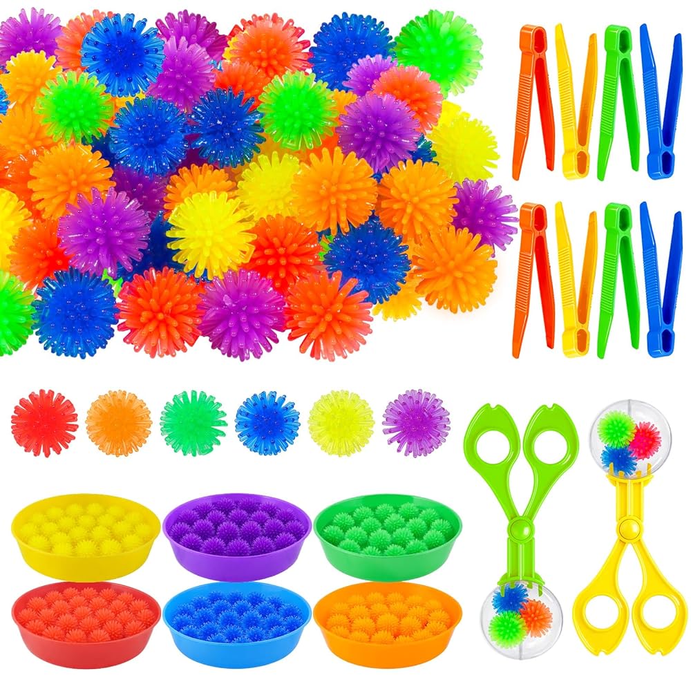 136 Pcs Sensory Bin Filler Fine Motor Skills Sensory Bin Items